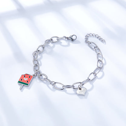 Popsicle Mixed Color+Heart Shape Accessories Bracelet