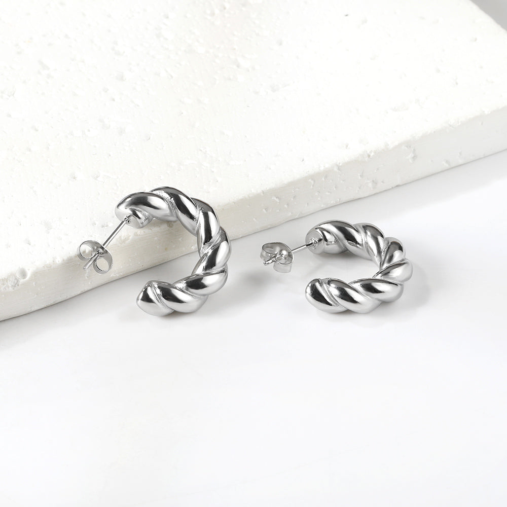 Wholesale Open semicircle ear buckle 6.5*23mm