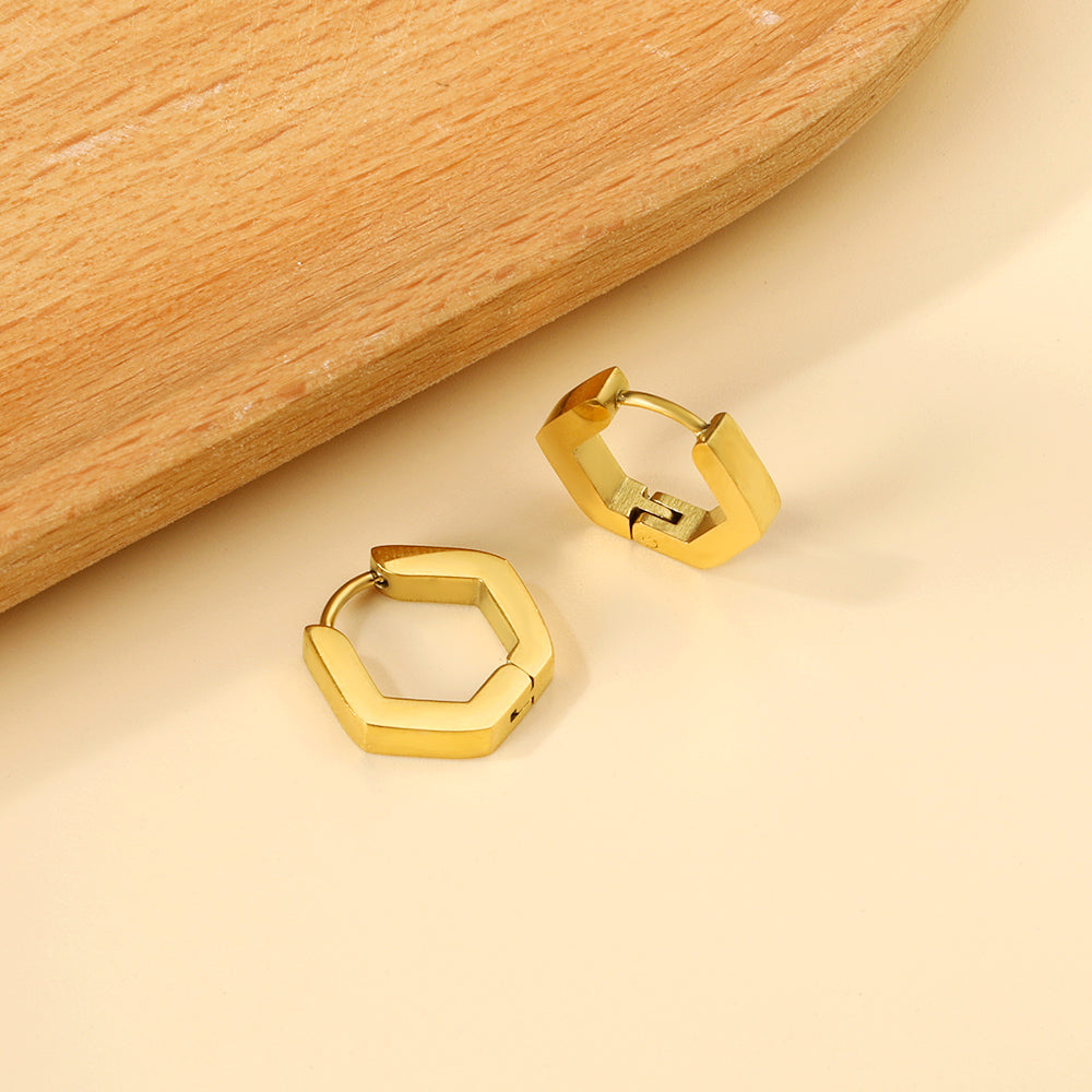 Hexagonal ear buckle 2.9*16*14.3mm