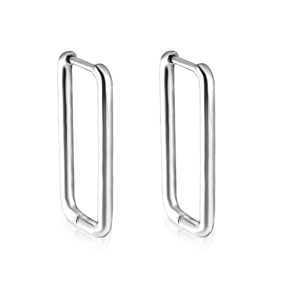 Rectangular ear buckle