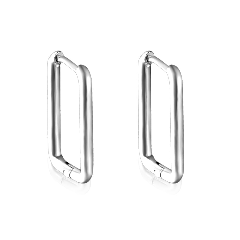 Rectangular ear buckle