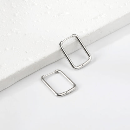 Rectangular ear buckle