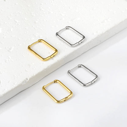 Rectangular ear buckle
