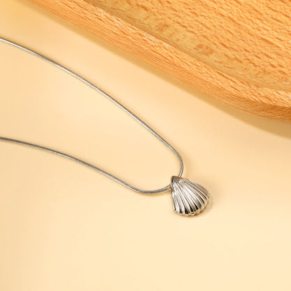 2024 New Year Shell Pendant Necklace 40+5cm