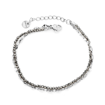18K Gold Plated Stainless Steel Fashion Waterproof Jewelry Bracelets for Women