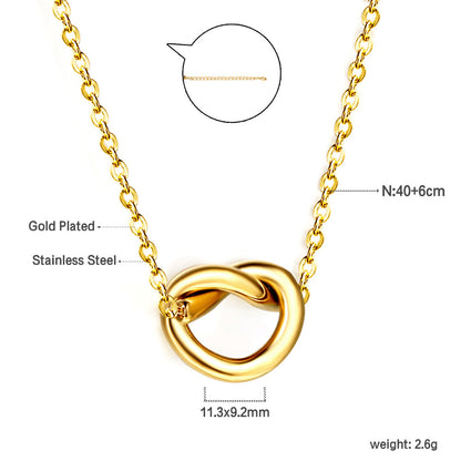 2025 New Year Rope Clasp Pendant Necklace 40+6cm
