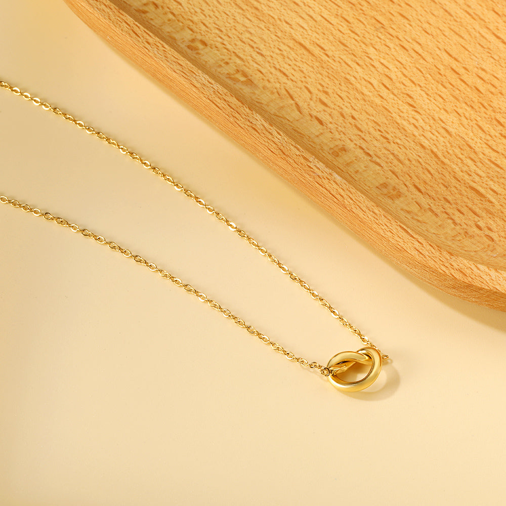2025 New Year Rope Clasp Pendant Necklace 40+6cm
