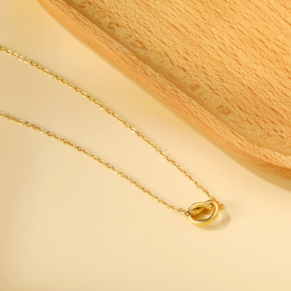 2025 New Year Rope Clasp Pendant Necklace 40+6cm