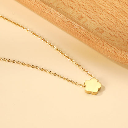 2024 New Year Peach Blossom Pendant Necklace 45+5cm