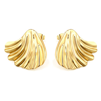 31.2*24.7mm threaded winged stud earrings