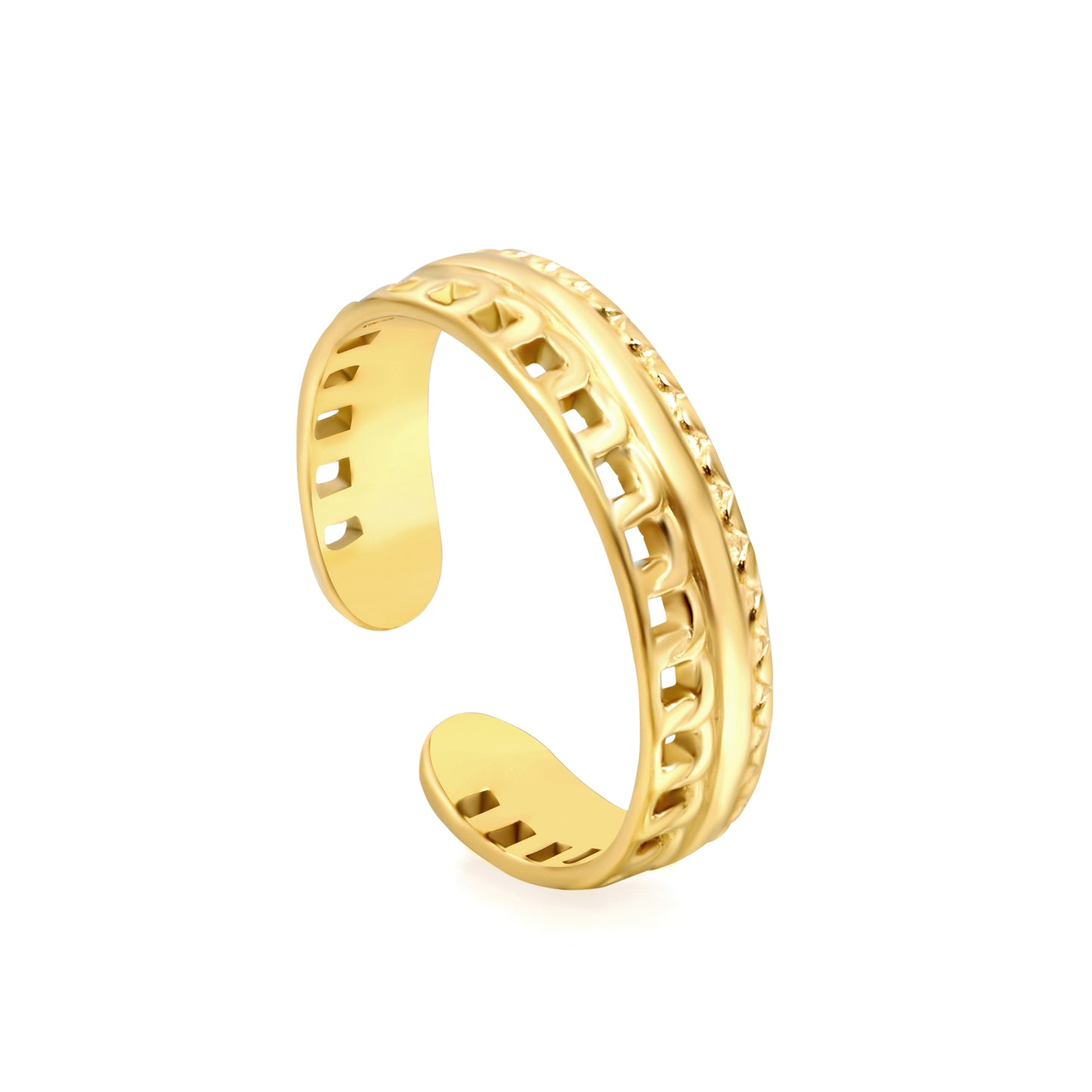 5.3mm Hot-Selling 18K Gold Plated Ear Cuff Cross Earrings for Women