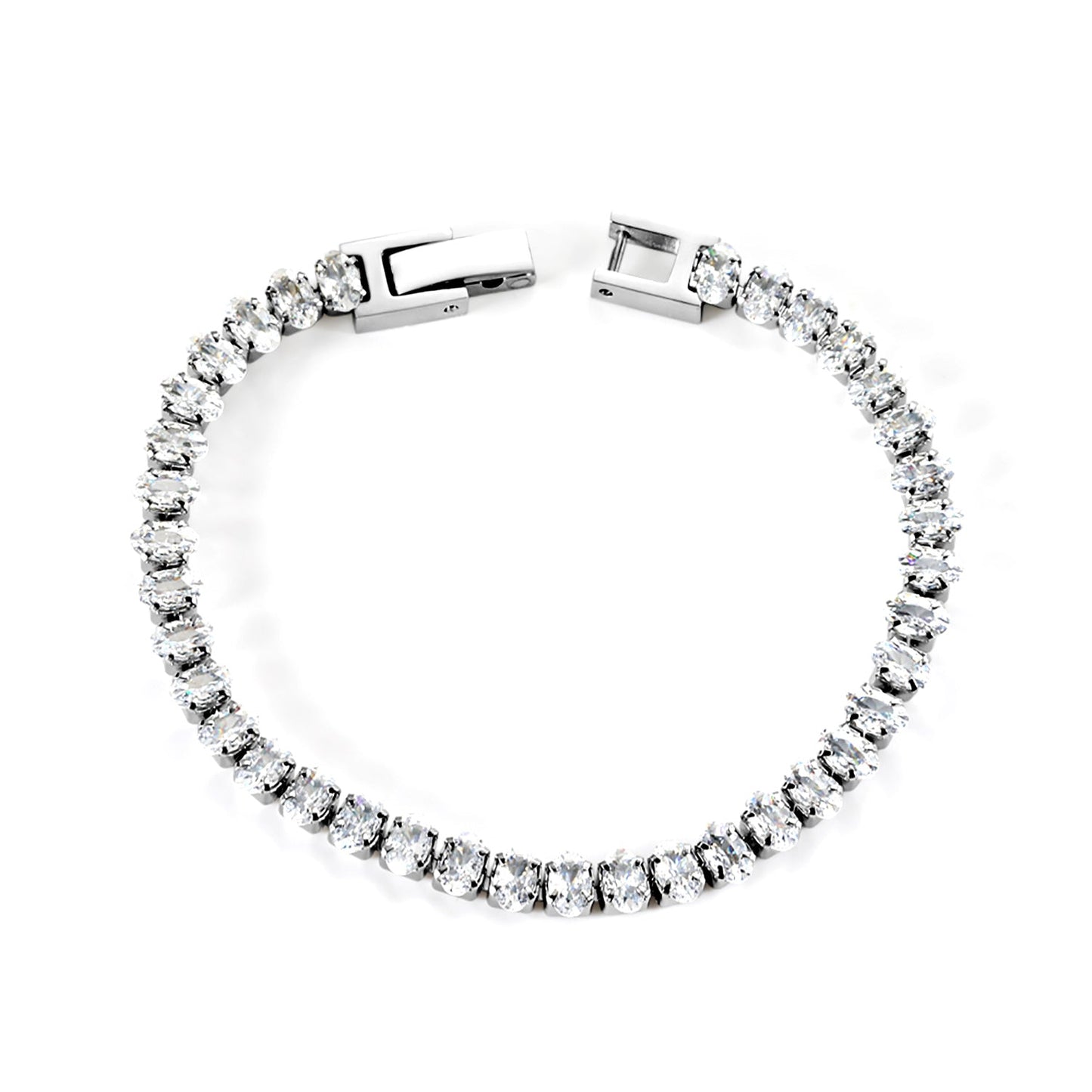 Wholesale 2025 New Year Oval 6 Colors Clasp Bracelet 17cm