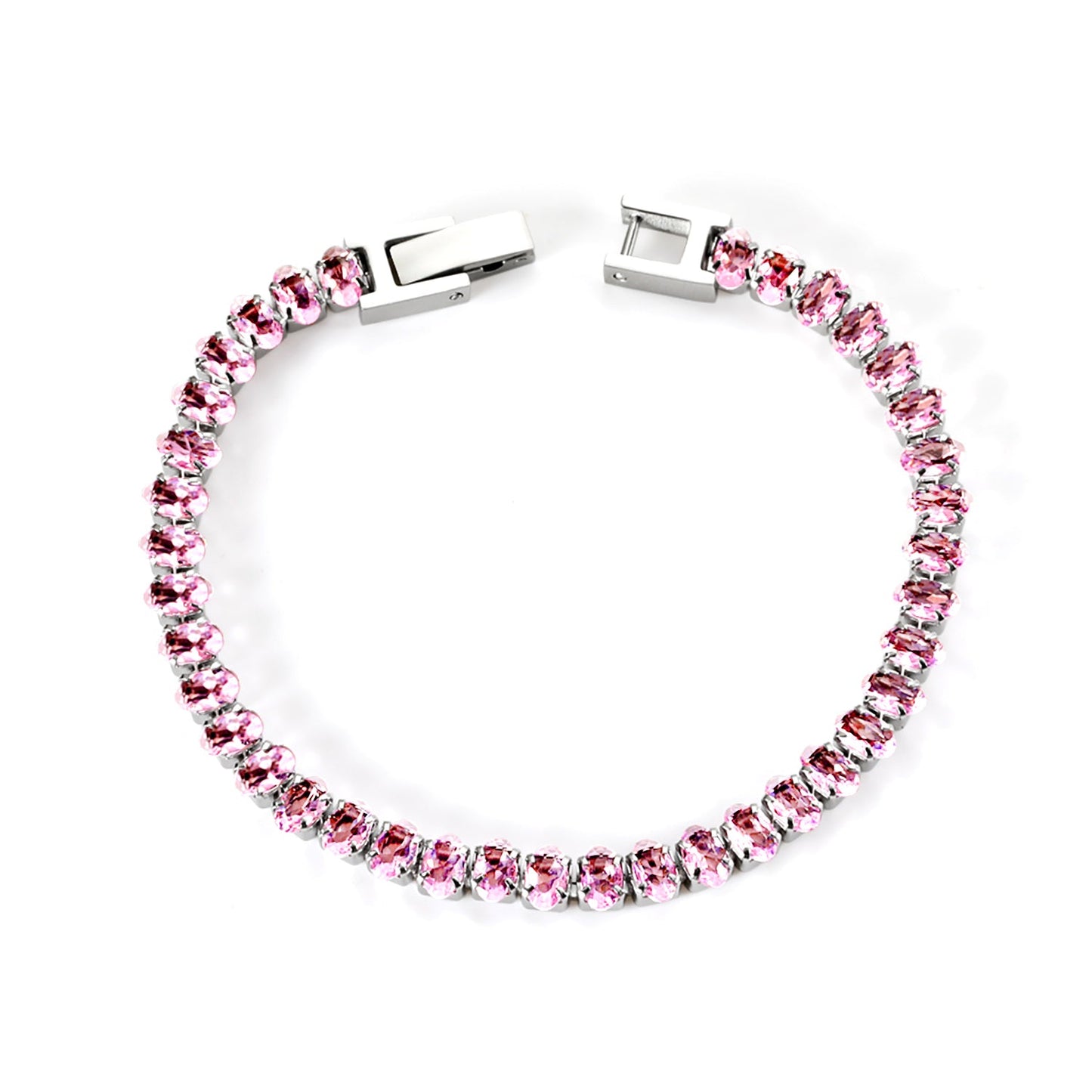 Wholesale 2025 New Year Oval 6 Colors Clasp Bracelet 17cm