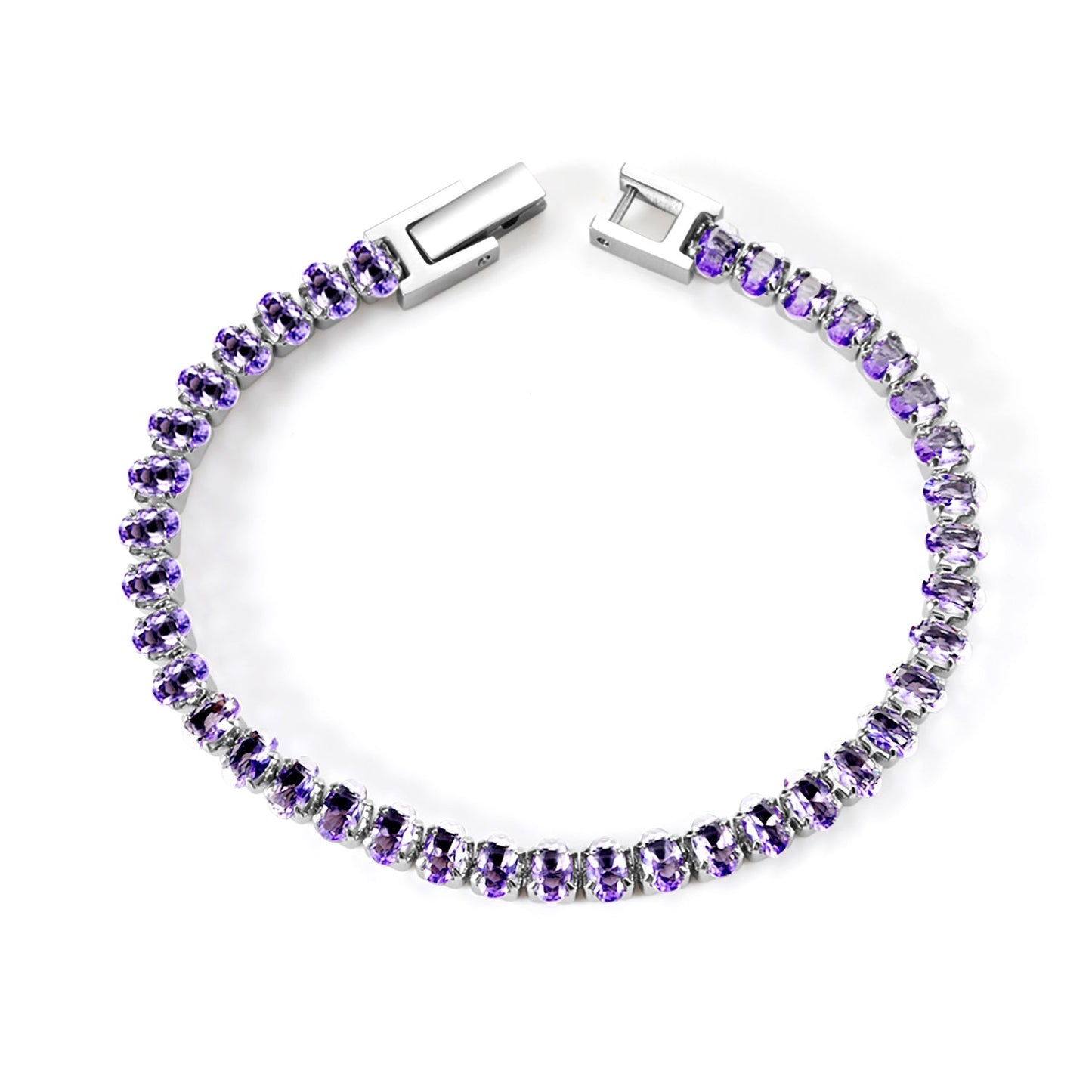 Wholesale 2025 New Year Oval 6 Colors Clasp Bracelet 17cm