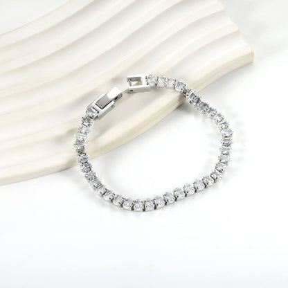 Wholesale 2025 New Year Oval 6 Colors Clasp Bracelet 17cm