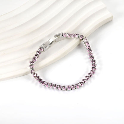 Wholesale 2025 New Year Oval 6 Colors Clasp Bracelet 17cm
