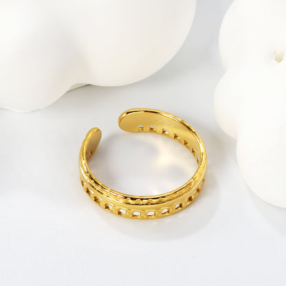 5.3mm Hot-Selling 18K Gold Plated Ear Cuff Cross Earrings for Women