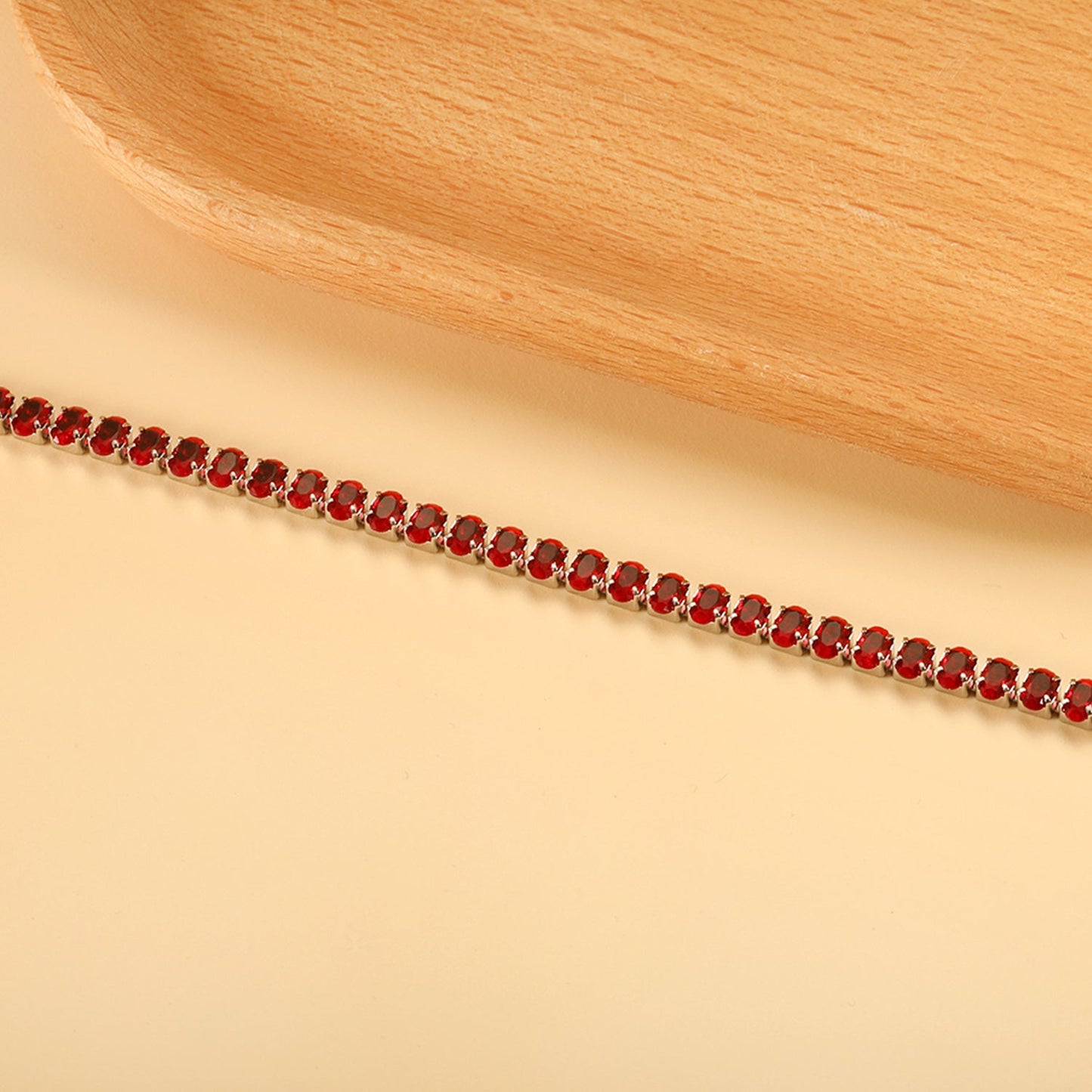 Wholesale 2025 New Year Oval 6 Colors Clasp Bracelet 17cm