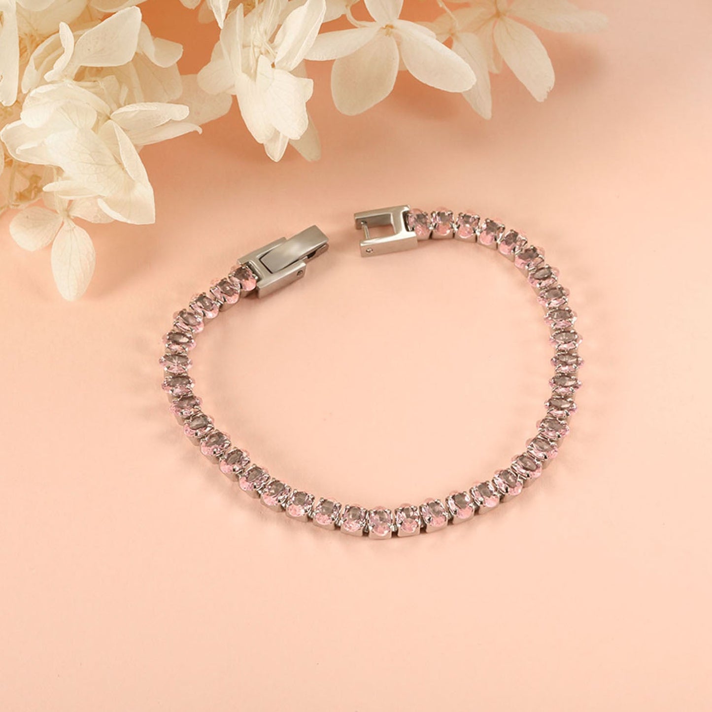 Wholesale 2025 New Year Oval 6 Colors Clasp Bracelet 17cm