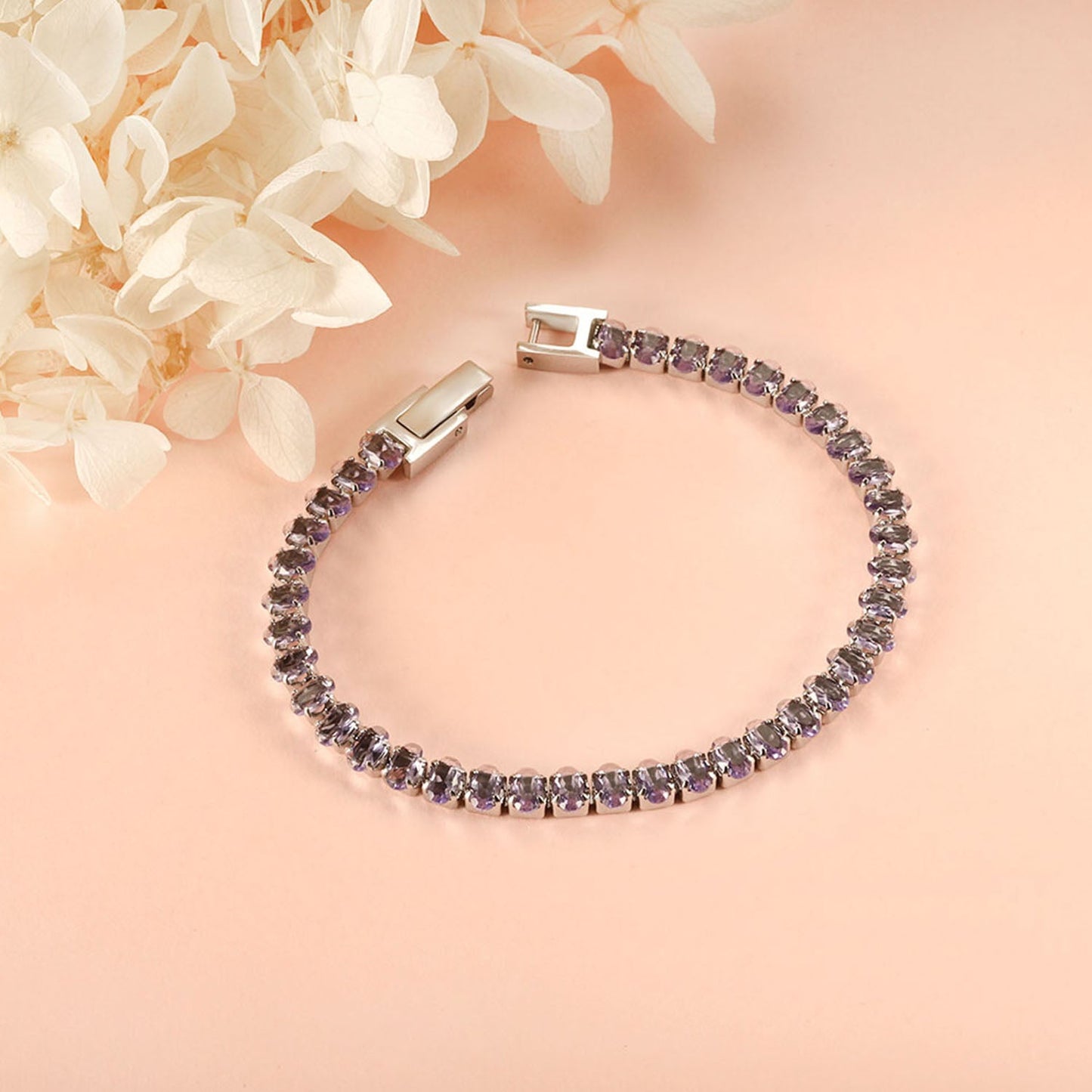 Wholesale 2025 New Year Oval 6 Colors Clasp Bracelet 17cm