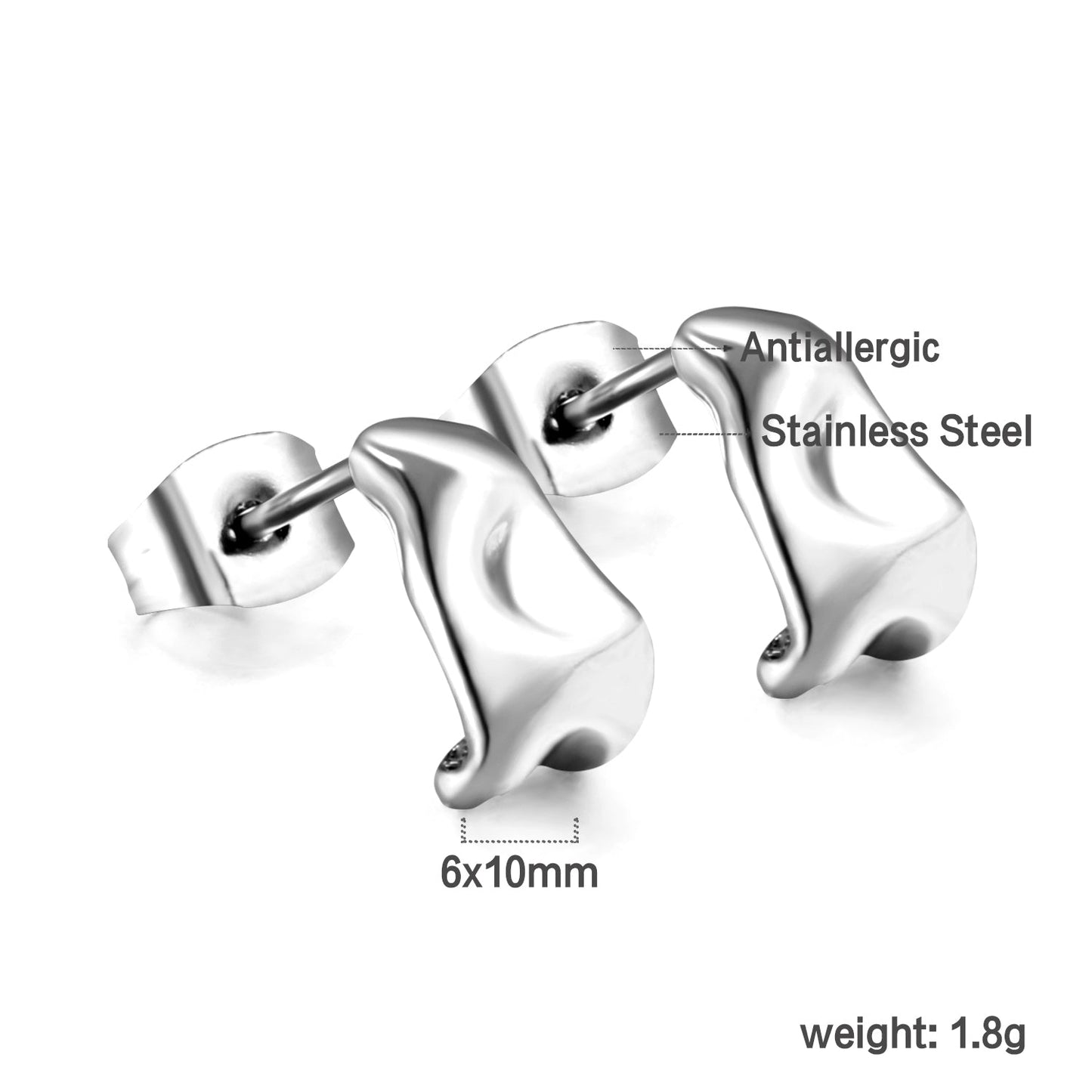 2024 New Year Fashion Shaped Earrings