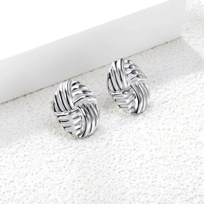 17x25.7mm Rectangular Stainless Steel Stud Earrings Wholesale | Factory Direct Pricing | Custom Packaging