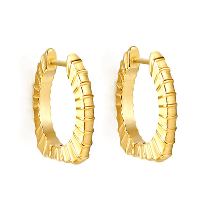 Round square corner cross grain ear buckle 2.6*20*19.3mm