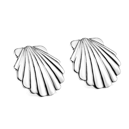 Smooth Shell 24.8mm Stud Earrings