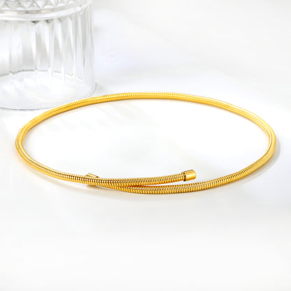 Bulk Gold-Tone Stainless Steel Chain Necklace | 3.9mm Wide Cable Link (47cm) – Wholesale Jewelry for Retailers