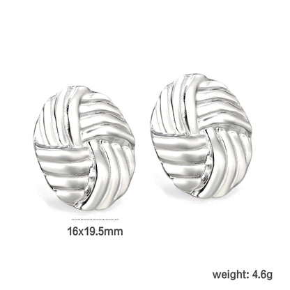 17x25.7mm Rectangular Stainless Steel Stud Earrings Wholesale | Factory Direct Pricing | Custom Packaging