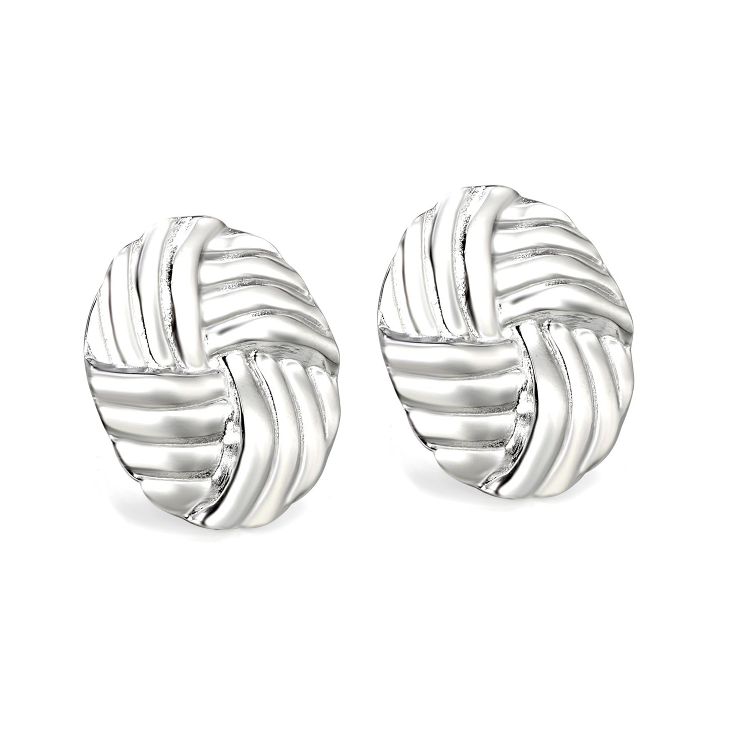 17x25.7mm Rectangular Stainless Steel Stud Earrings Wholesale | Factory Direct Pricing | Custom Packaging