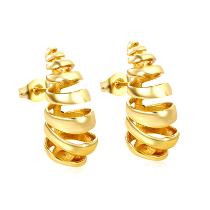 Hypoallergenic Stainless Steel Stud Earrings for Sensitive Ears | Sleek 10*23mm Design
