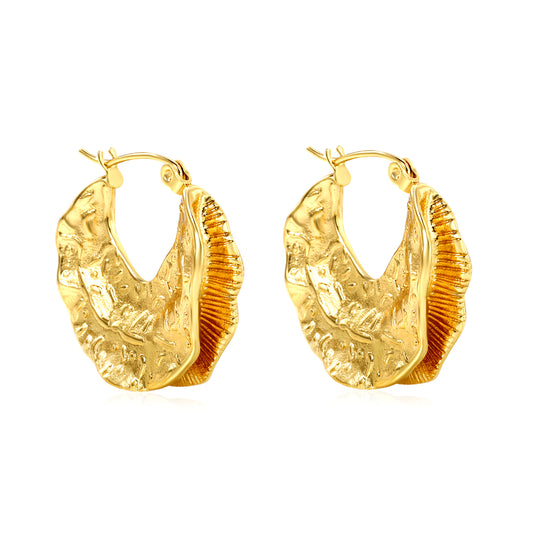 Hypoallergenic Steel Hoop Earrings Wholesale | BSCI-Approved Jewelry Factory| Private Label &Shipping"