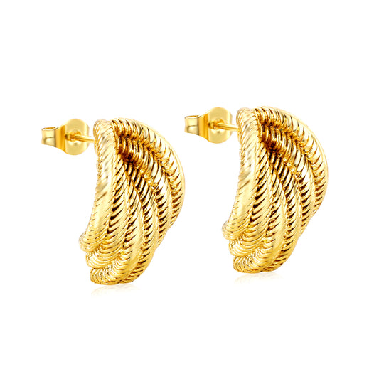 EM 304/316 Stainless Steel Hoop Earrings Bulk Order | BSCI-Certified Jewelry Manufacturer | Custom Sizing & Branding