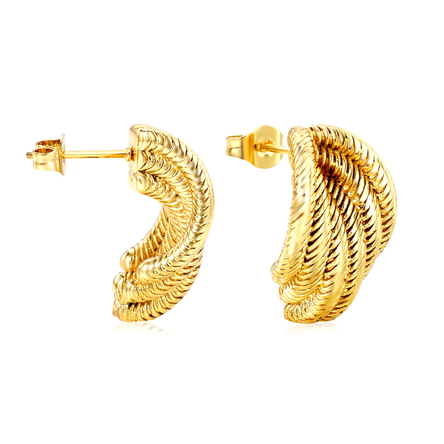 EM 304/316 Stainless Steel Hoop Earrings Bulk Order | BSCI-Certified Jewelry Manufacturer | Custom Sizing & Branding