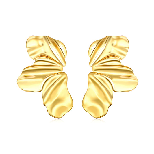 Fashion Temperament Stainless Steel Geometric Exquisite Design Stud Earring