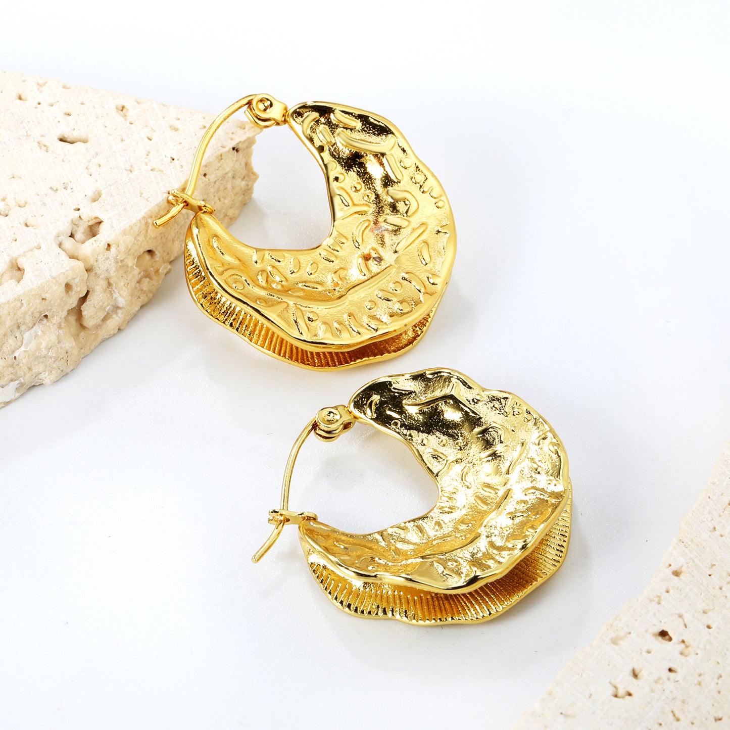 Hypoallergenic Steel Hoop Earrings Wholesale | BSCI-Approved Jewelry Factory| Private Label &Shipping"