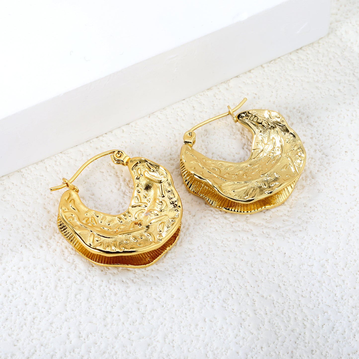 Hypoallergenic Steel Hoop Earrings Wholesale | BSCI-Approved Jewelry Factory| Private Label &Shipping"
