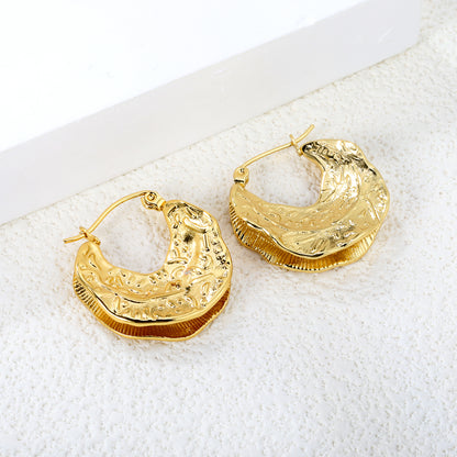 Hypoallergenic Steel Hoop Earrings Wholesale | BSCI-Approved Jewelry Factory| Private Label &Shipping"
