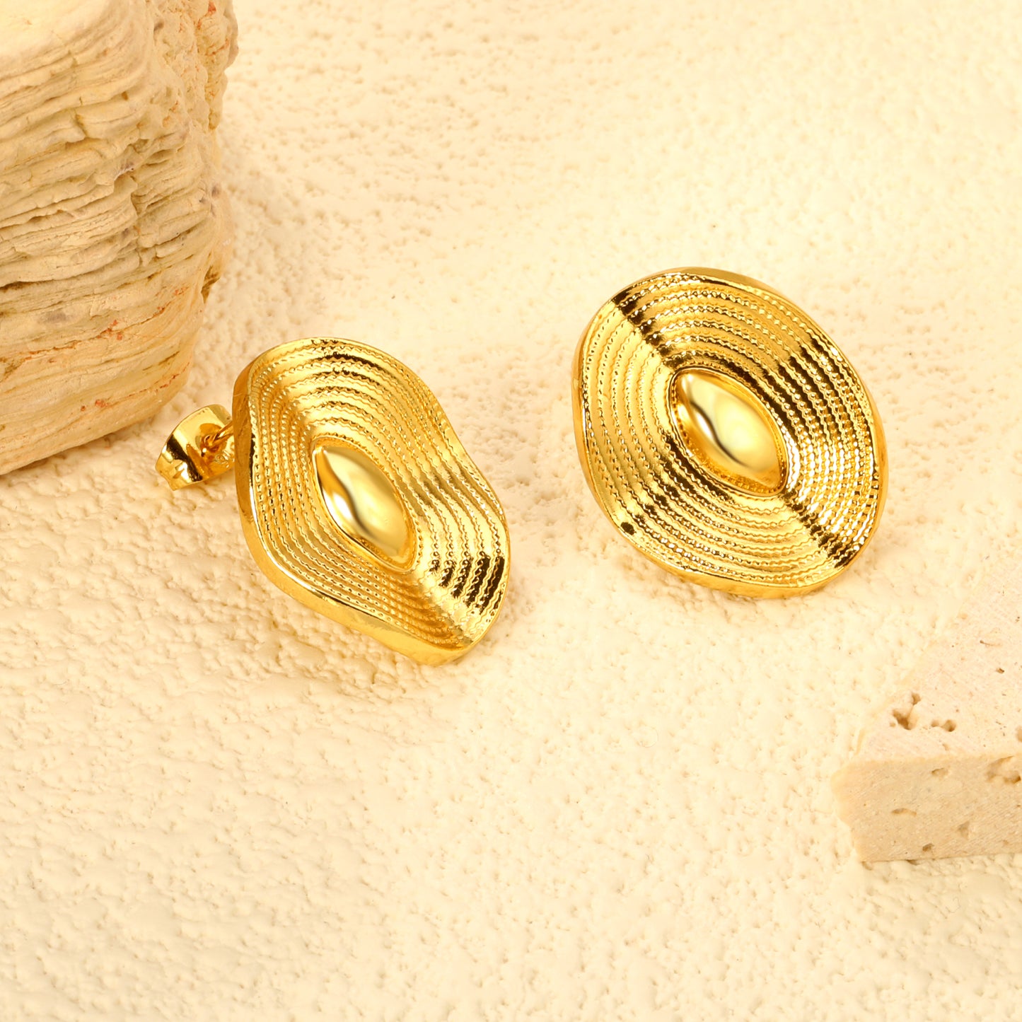 Stainless Steel Stud Earrings for Women | Hypoallergenic Jewelry | Everyday Wear, Gift Ready