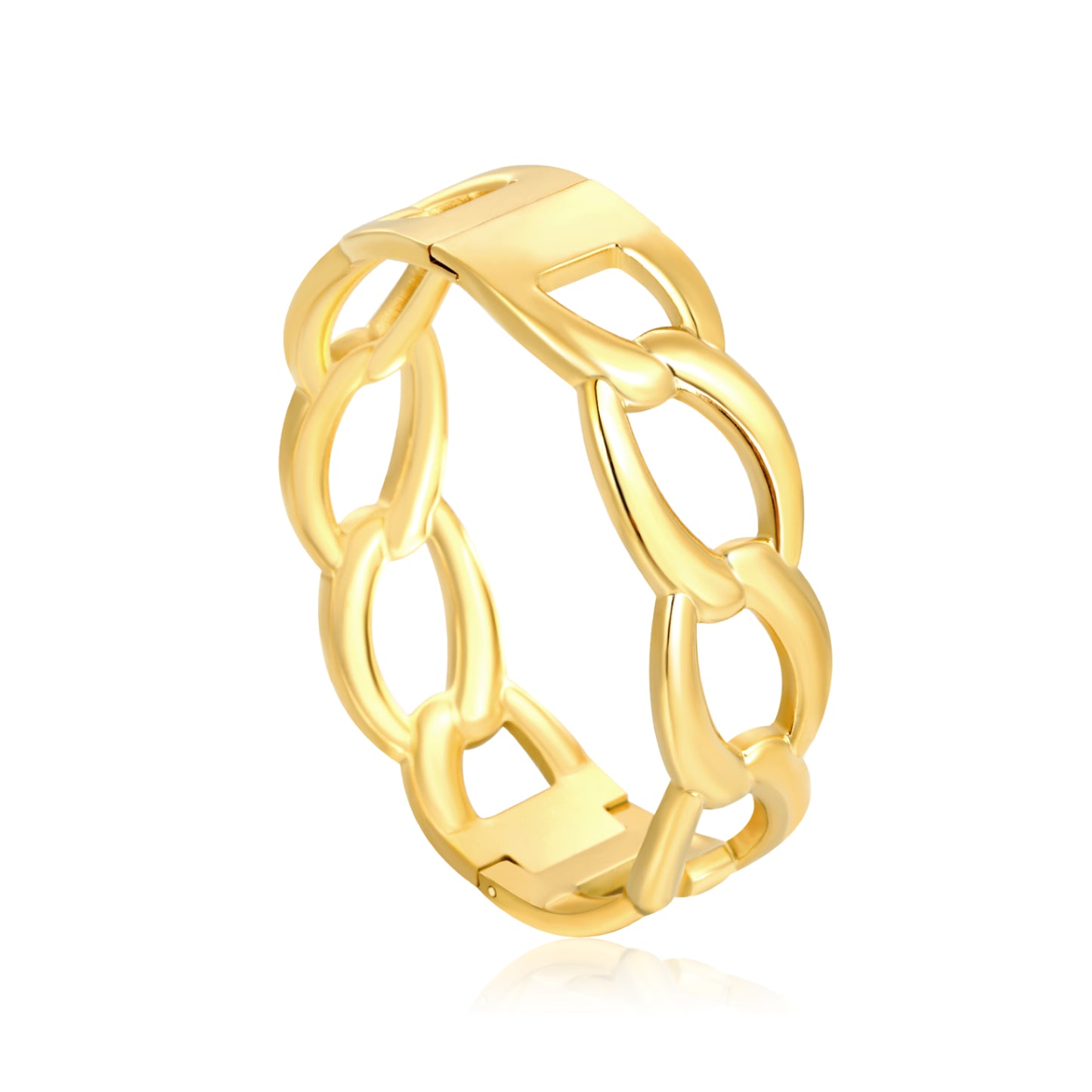 ✨ Heavy Duty Cuff Bracelet Wholesale 17.7mm Width | 60mm Fit | 41.2g Stainless Steel Bangle Gold & Silver Options