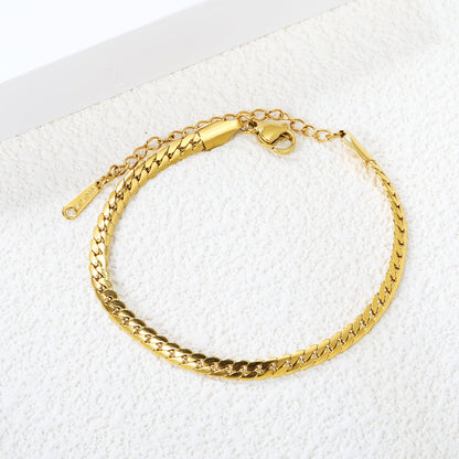 Wholesale 1.2*3.7mm two strands braided bracelet 16+5cm