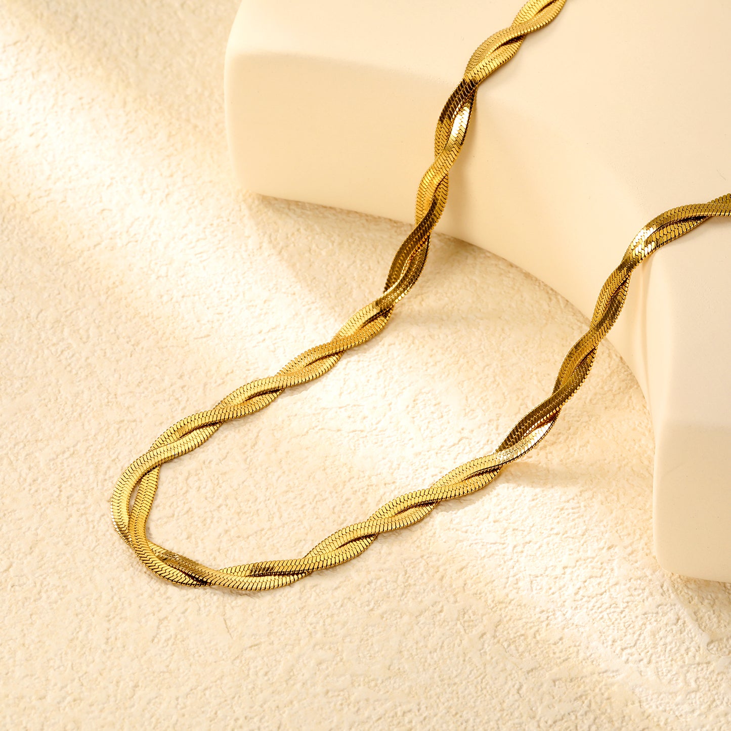 ✨ Trendy Multi-Strand Chain Wholesale Gold/Steel Crossed Chain + Colorful Braided Chain | Adjustable Necklaces for Boutiques