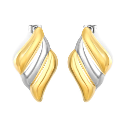 Stainless Steel Ombre Wing Women Earrings 18k gold plated Waterproof | Bulk Wholesale