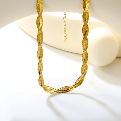 ✨ Trendy Multi-Strand Chain Wholesale Gold/Steel Crossed Chain + Colorful Braided Chain | Adjustable Necklaces for Boutiques