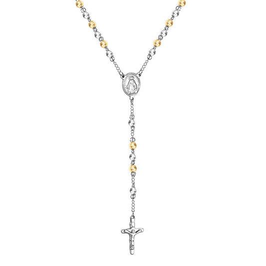 2-Golden Jesus Chain-6MM