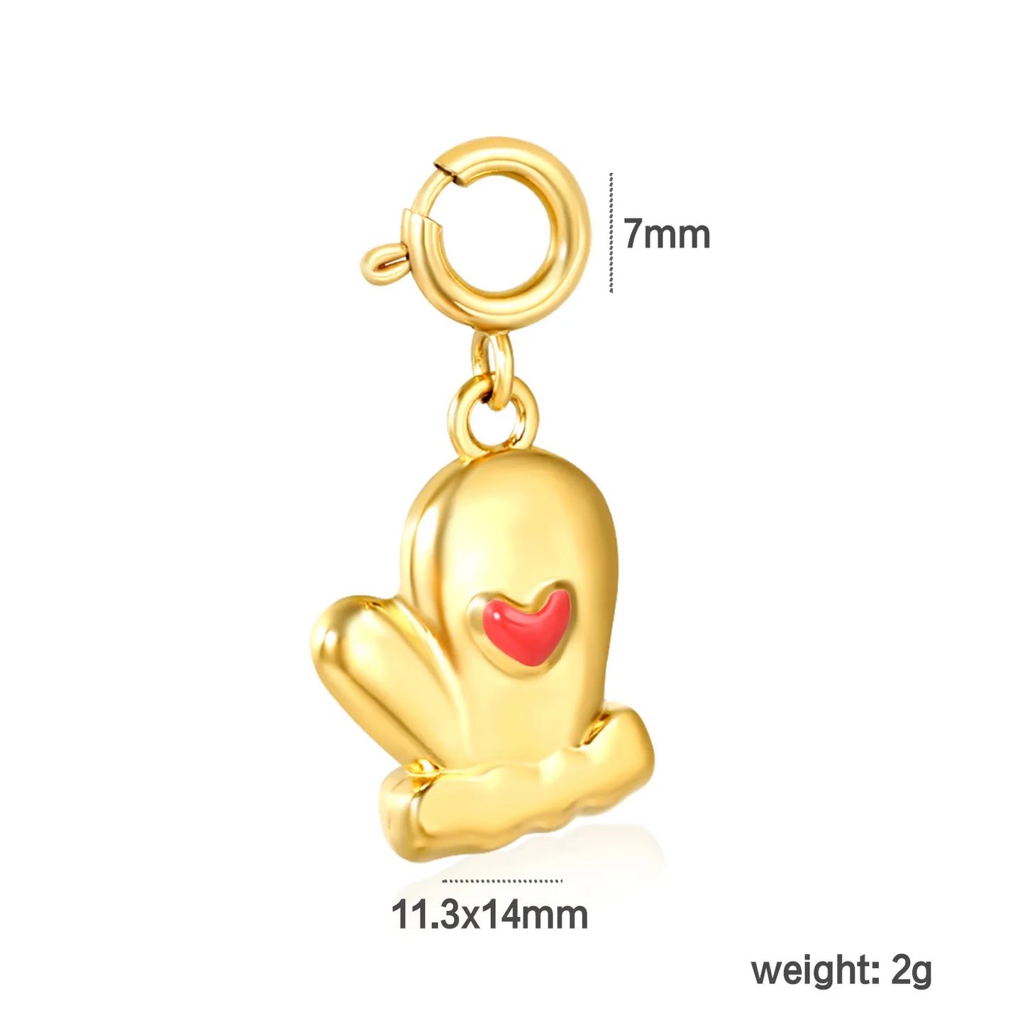 ✨🎅 Christmas Stainless Steel Necklaces Parts（Without necklace） Wholesale | Hypoallergenic & Tarnish-Free 🌍 | Trendy Pendants & Chains