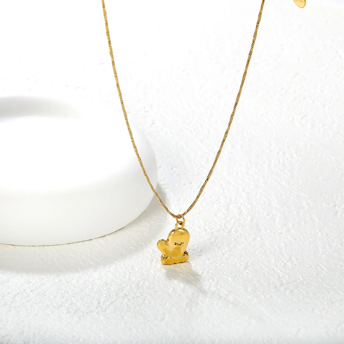 ✨ 18k gold plated 45+5cm 11.3x14mm Stainless Steel Necklaces Wholesale (10+ Pieces) | Hypoallergenic & Tarnish-Free 🌍 | Trendy Pendants & Chains