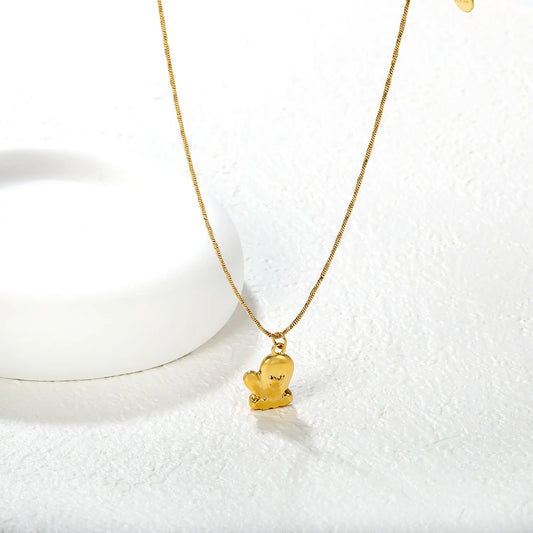 ✨ 18k gold plated 45+5cm 11.3x14mm Stainless Steel Necklaces Wholesale (10+ Pieces) | Hypoallergenic & Tarnish-Free 🌍 | Trendy Pendants & Chains