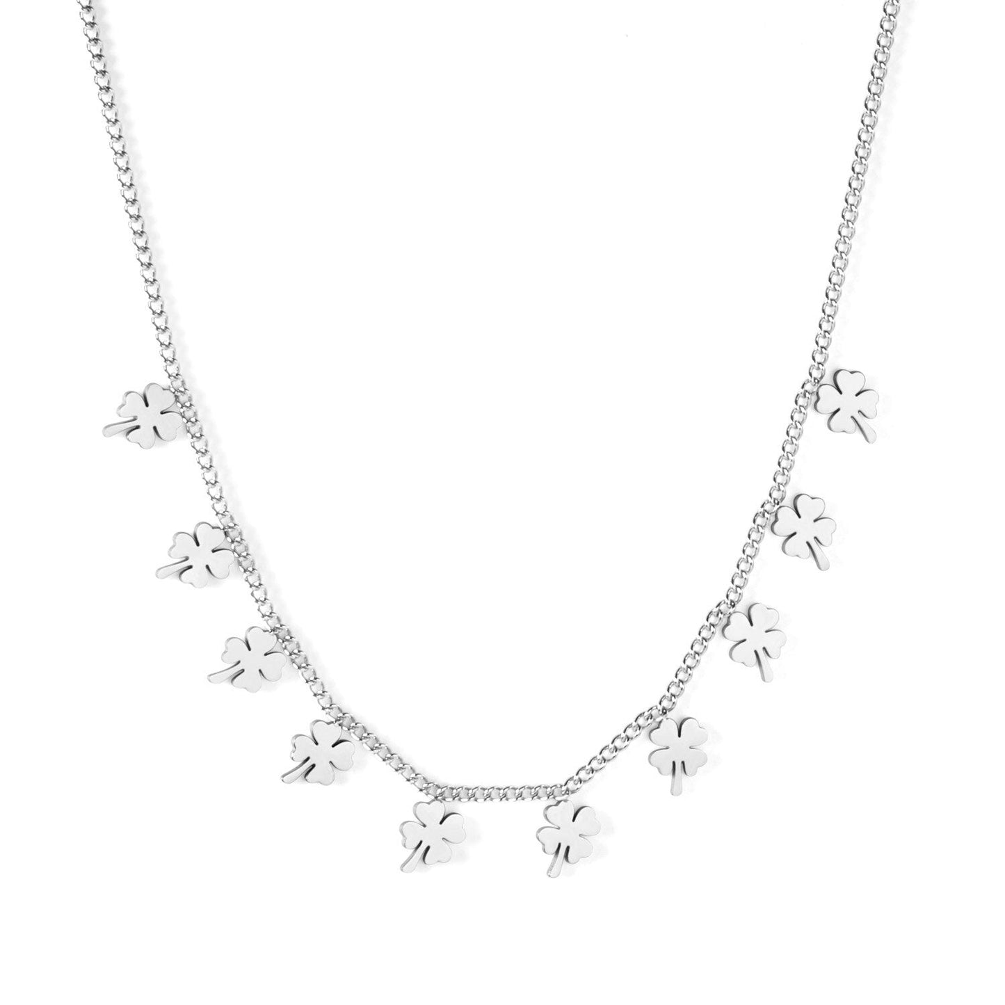 Bohemia Star Collier Elegant Stainless Steel Jewelry Flash Women's Chains Necklaces Office Lady Collars